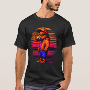 Camiseta Legal Wild Boar moderna Estilo Urbano Sunset Retro