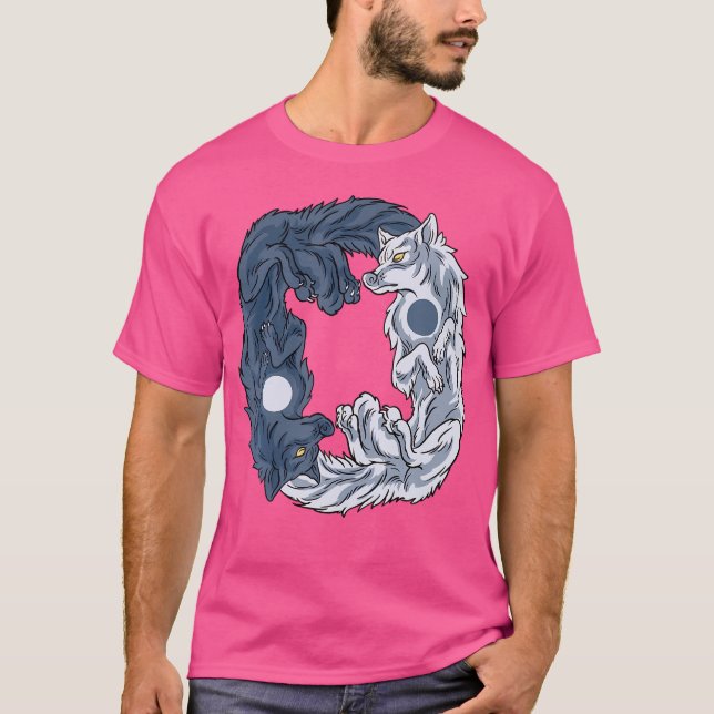 Camiseta Legal Yin Yang Wolf (Frente)