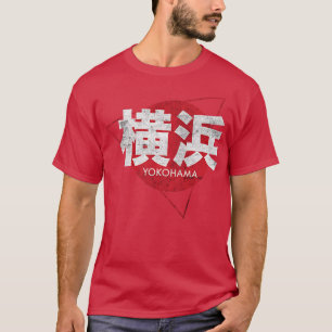 Camiseta Legal Yokohama Escrevendo japonês