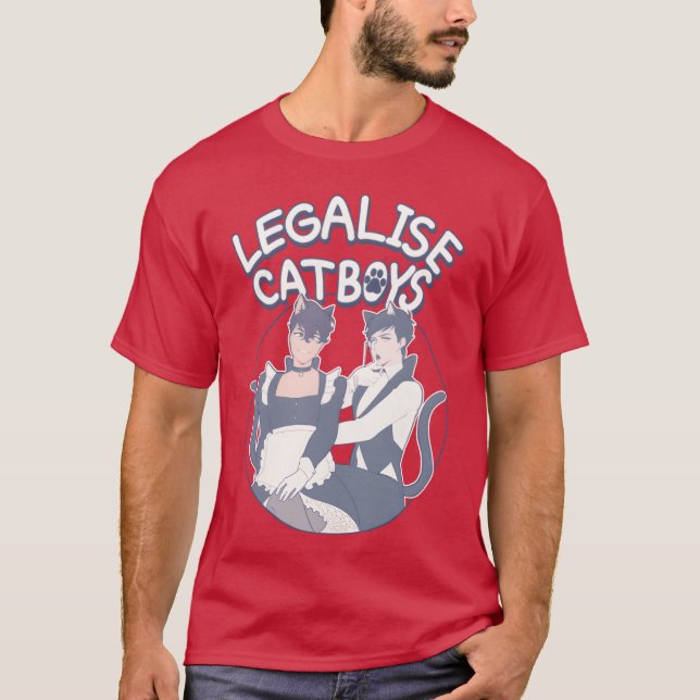 Camiseta Legalise Catboys Anime girl (Frente)