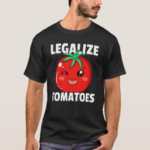 Camiseta Legalização Do Tomato Marinara Engraçado Jardinage