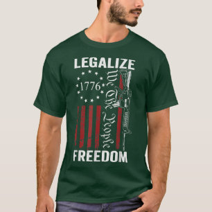 Camiseta Legalizar alteração do segundo de liberdade Pro Gu