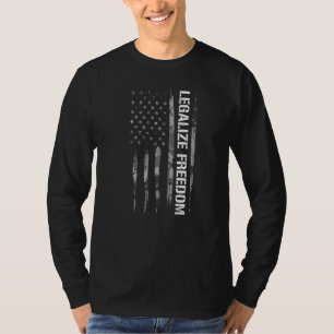 Camiseta Legalizar Liberdade Bandeira Americana Conservador
