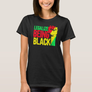 Camiseta Legalizar ser negro histórico mês de melanina afri