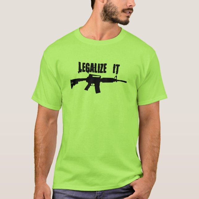 Camiseta Legalize-o AR15 (Frente)