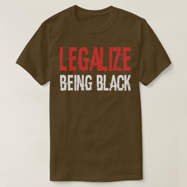 Camiseta Legalize ser negro (Frente do Design)