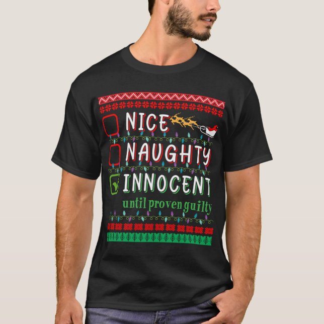 Camiseta Legalmente inocentes até que se prove o contrário  (Frente)