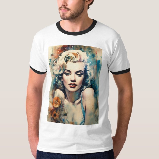 Camiseta Legância Feminina: Artista Vestida (Frente)