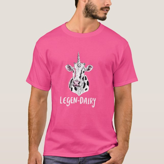 Camiseta Legen Dairy Funny Cow Pun Design (Frente)