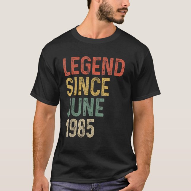 Camiseta Legend 1985 40th Birthday Gifts for Men Women 40 Y (Frente)