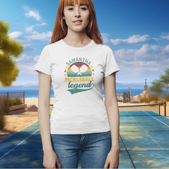 Camiseta Legend Monogram Pickle Ball   (Criador carregado)