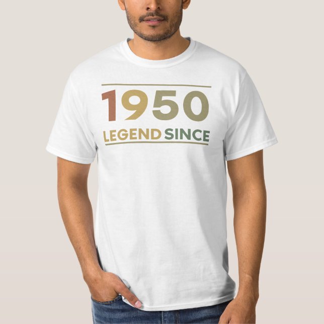 Camiseta Legend Since 1950 (Frente)