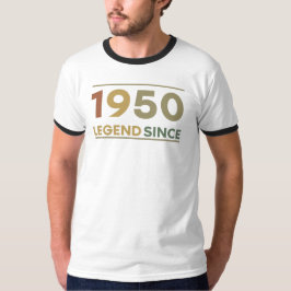 Camiseta Legend Since 1950