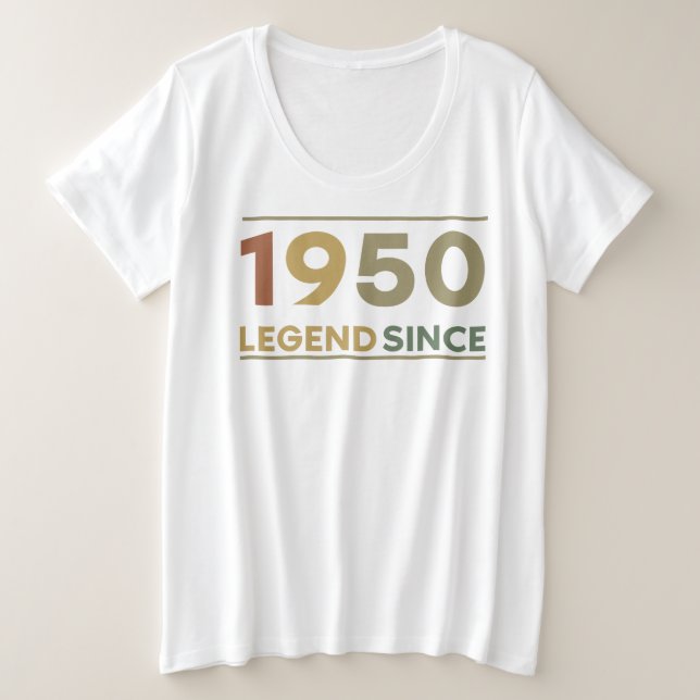 Camiseta Legend Since 1950 (Frente do Design)