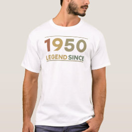 Camiseta Legend Since 1950