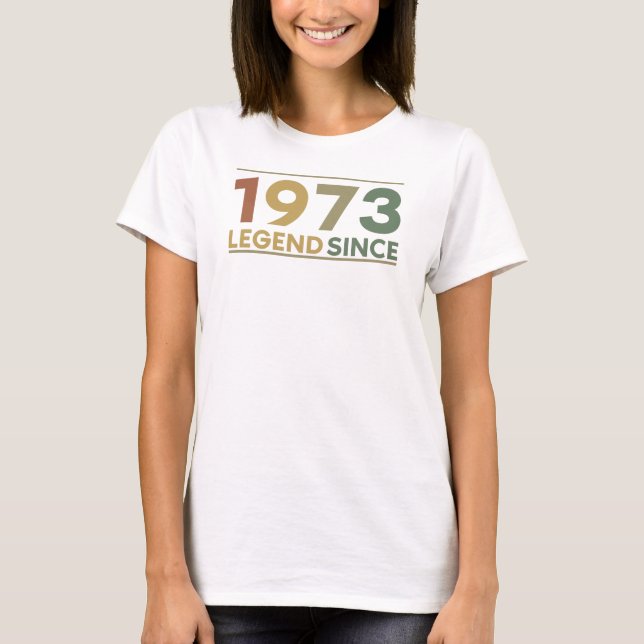 Camiseta Legend Since 1973 (Frente)