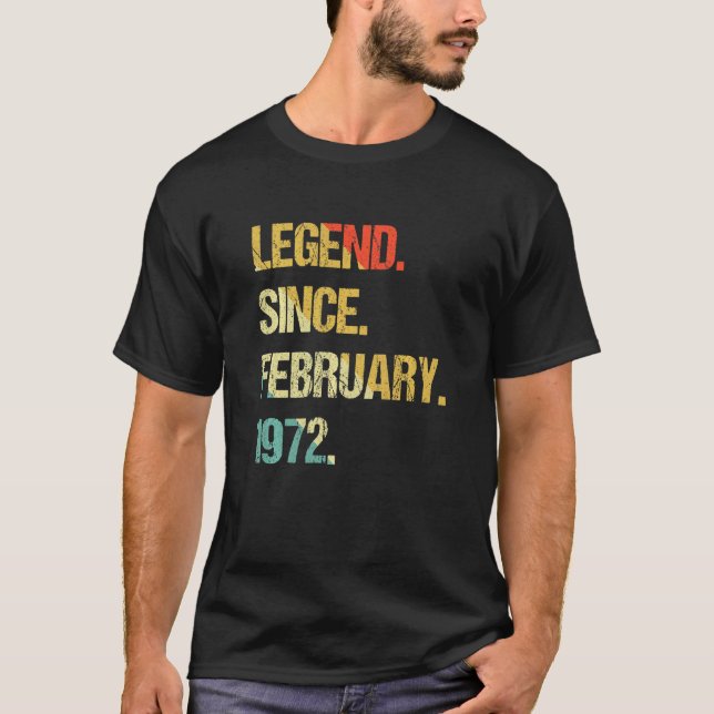 Camiseta Legend Since February 1972 (Frente)