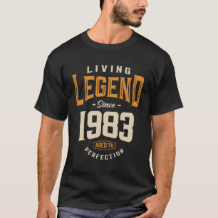 Camiseta Legenda 1983 Aniversário De 40 Anos