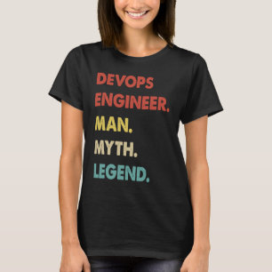 Camiseta Legenda 1 do Homem do Engenheiro Devops