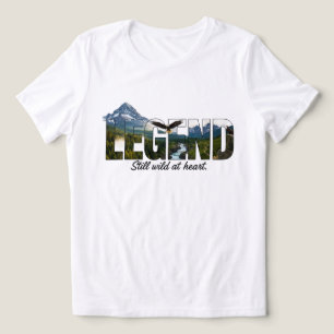 Camiseta Legenda Ainda Selvagem no Gráfico ao Ar Livre