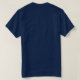 Camiseta Legenda Azul Legendária do Nome do aniversário de  (Verso do Design)