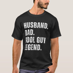 Camiseta Legenda da Cara de Piscina do marido 10