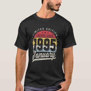 Camiseta Legenda da Edição Limitada de 27 Anos Desde 1995