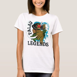 Camiseta Legenda da saia da tartaruga & de grama de Palau