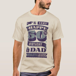 Camiseta Legenda da Tipografia do Hipster Retro do Aniversá