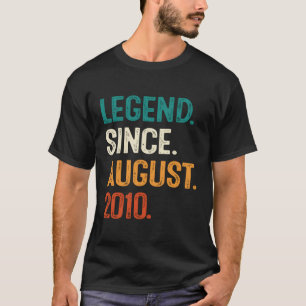 Camiseta Legenda De 13 De Agosto De 2010