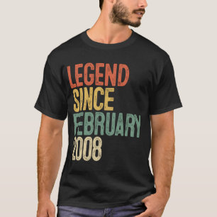 Camiseta Legenda De 14 Anos Desde Fevereiro De 2008 14