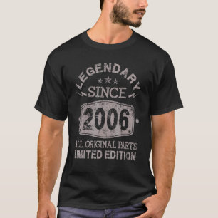 Camiseta Legenda de 16 anos desde 2006 Vintage 16th