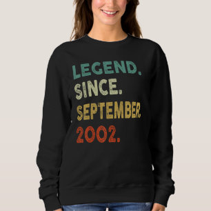 Camiseta Legenda de 20 anos desde setembro de 2002, 20 Birt