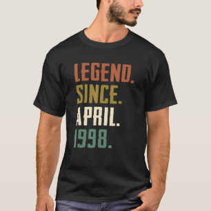 Camiseta Legenda de 24 anos desde abril de 1998 24º anivers