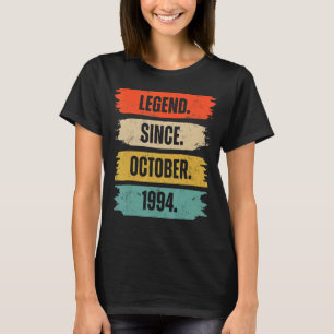 Camiseta Legenda de 28 anos desde outubro de 1994 28º Nasci