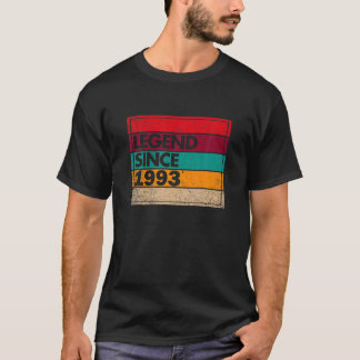 Camiseta Legenda De 29 Anos Desde 1993 29º Aniversário