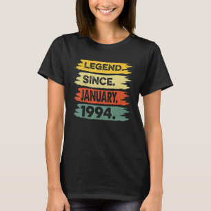 Camiseta Legenda de 29 anos desde janeiro de 1994 29º nasci