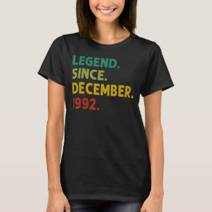 Camiseta Legenda De 30 Anos Desde Dezembro De 1992, Nascime