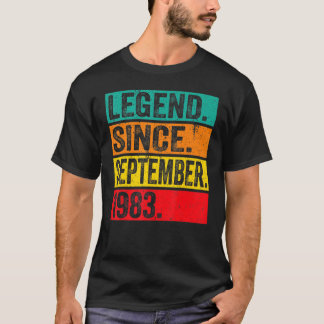 Camiseta Legenda De 39 Anos Desde Setembro De 1983 49º Bir