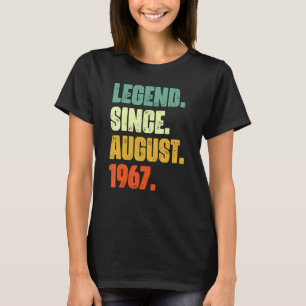 Camiseta Legenda De 55 Anos Desde Agosto De 1967