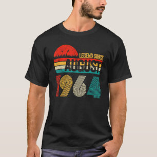 Camiseta Legenda De 58 Anos Desde Agosto De 1964