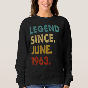 Camiseta Legenda de 59 anos desde junho de 1963 59º anivers