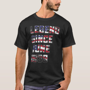 Camiseta Legenda De 83 Anos Desde Junho De 1939 83º Anivers