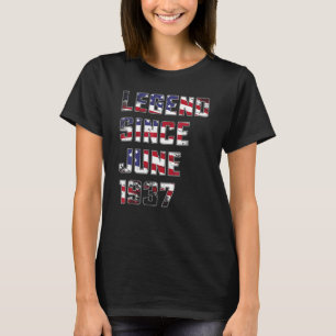 Camiseta Legenda de 85 anos desde junho de 1937 85º anivers