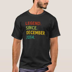 Camiseta Legenda de 8 anos desde dezembro de 2014 8º aniver