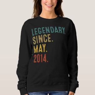 Camiseta Legenda de 8 anos desde maio de 2014 8º aniversári