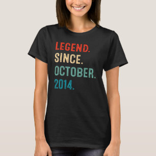 Camiseta Legenda de 8 anos desde outubro de 2014 8º anivers