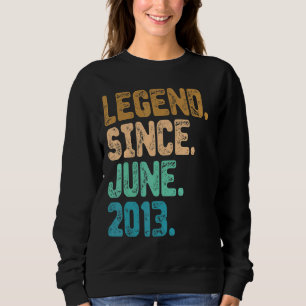 Camiseta Legenda de 9 anos desde junho de 2013 9º aniversár