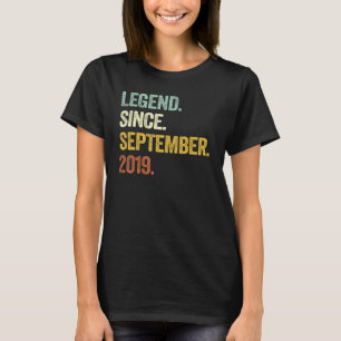 Camiseta Legenda De aniversário de 3 anos 3 Anos Desde 2 De