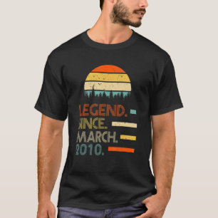 Camiseta Legenda De Aniversário Retroativa De 12 Anos Desde